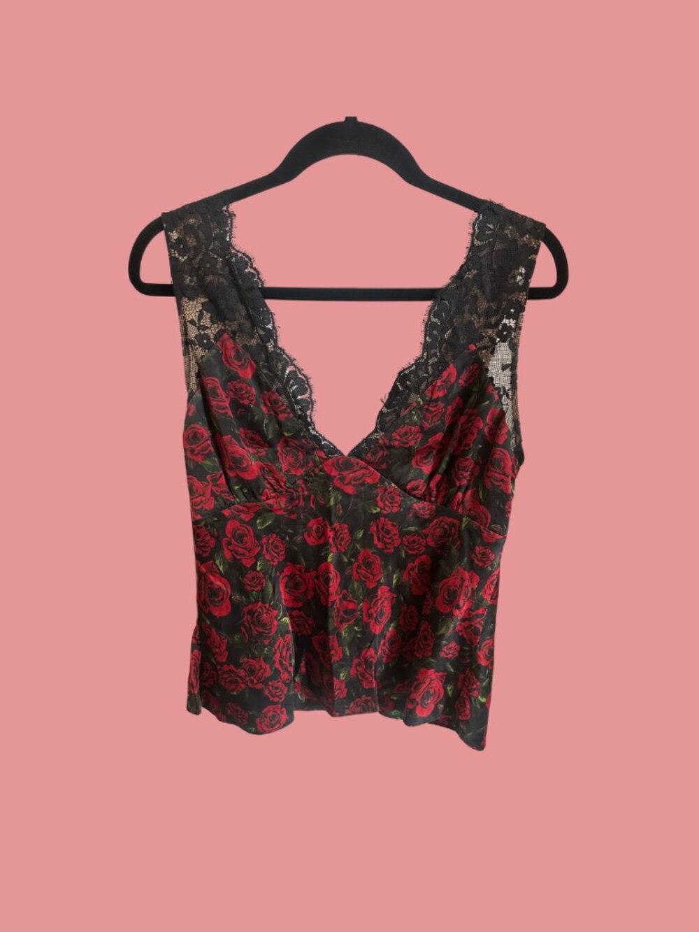 Red floral Cami NYC Blouse